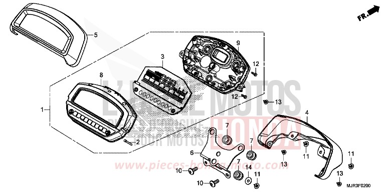 COMPTEUR de F6C "Valkyrie" GRAPHITE BLACK (NHB01) 2015